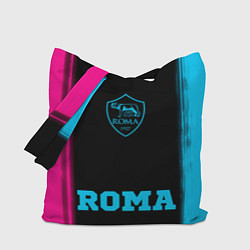 Сумка-шопер Roma - neon gradient по-центру, цвет: 3D-принт