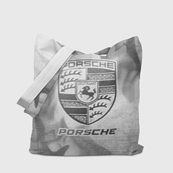 Сумка-шопер Porsche - white gradient, цвет: 3D-принт