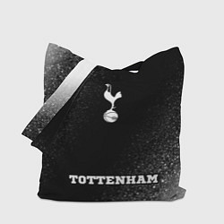 Сумка-шопер Tottenham sport на темном фоне по-центру, цвет: 3D-принт