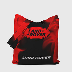 Сумка-шопер Land Rover - red gradient по-центру, цвет: 3D-принт