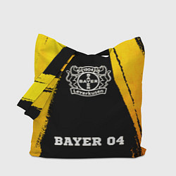 Сумка-шопер Bayer 04 - gold gradient по-центру, цвет: 3D-принт