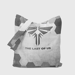 Сумка-шопер The Last Of Us - white gradient, цвет: 3D-принт