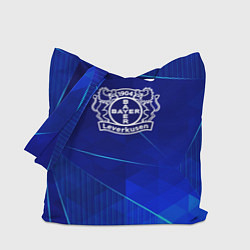 Сумка-шопер Bayer 04 blue poly, цвет: 3D-принт