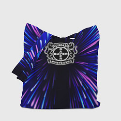 Сумка-шопер Bayer 04 neon energy, цвет: 3D-принт