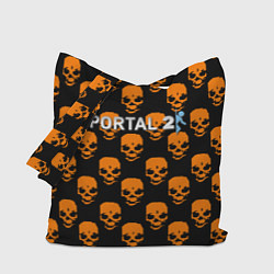 Сумка-шоппер Portal skull pattern