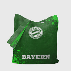 Сумка-шопер Bayern - green gradient по-центру, цвет: 3D-принт