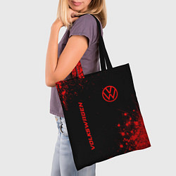 Сумка-шопер Volkswagen - red gradient вертикально, цвет: 3D-принт — фото 2