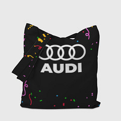 Сумка-шопер Audi конфети, цвет: 3D-принт