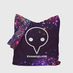 Сумка-шопер Праздничный Evangelion, цвет: 3D-принт