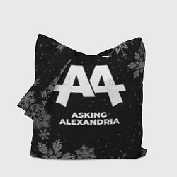 Сумка-шопер Снежный Asking Alexandria, цвет: 3D-принт