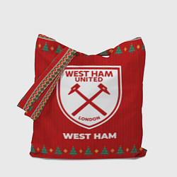 Сумка-шопер West Ham new year, цвет: 3D-принт