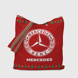 Сумка-шопер Mercedes new year, цвет: 3D-принт