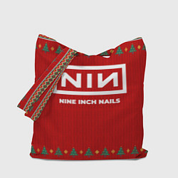 Сумка-шопер Nine Inch Nails new year, цвет: 3D-принт