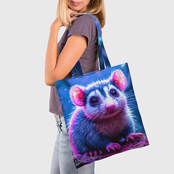 Сумка-шопер Малыш опоссум, цвет: 3D-принт — фото 2