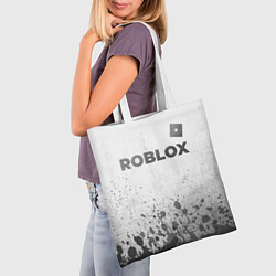 Сумка-шопер Roblox - white gradient посередине, цвет: 3D-принт — фото 2