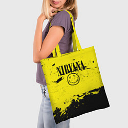Сумка-шопер Нирвана мазки, цвет: 3D-принт — фото 2