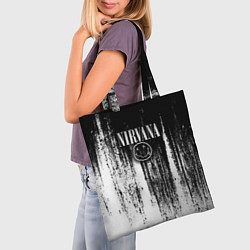 Сумка-шопер Нирвана потёки грязи, цвет: 3D-принт — фото 2