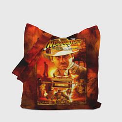 Сумка-шопер Indiana Jones and the raiders of the lost ark, цвет: 3D-принт