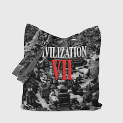 Сумка-шопер Civilization VII, цвет: 3D-принт