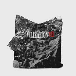 Сумка-шопер Civilization VII, цвет: 3D-принт