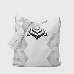 Сумка-шопер Warframe white poly, цвет: 3D-принт