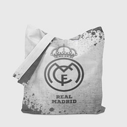 Сумка-шопер Real Madrid - white gradient, цвет: 3D-принт