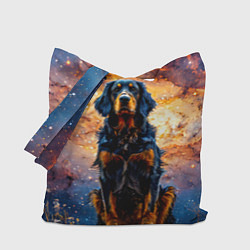 Сумка-шопер Сеттер в космосе, цвет: 3D-принт
