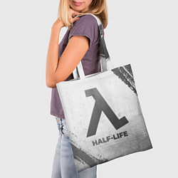 Сумка-шопер Half-Life - white gradient, цвет: 3D-принт — фото 2