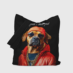 Сумка-шопер Все дуреют с этого рэпа, цвет: 3D-принт