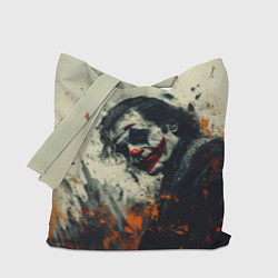 Сумка-шопер Джокер стиль красок, цвет: 3D-принт