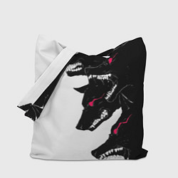 Сумка-шопер Волки, цвет: 3D-принт