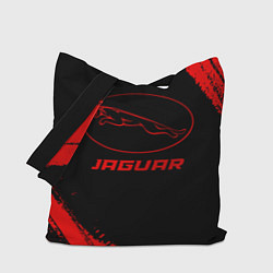 Сумка-шопер Jaguar - red gradient, цвет: 3D-принт