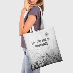 Сумка-шопер My Chemical Romance - white gradient посередине, цвет: 3D-принт — фото 2