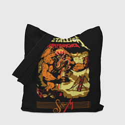 Сумка-шопер Metallica - octopus monster, цвет: 3D-принт