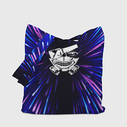 Сумка-шопер Tokyo Ghoul neon energy, цвет: 3D-принт