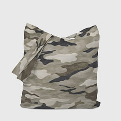 Сумка-шопер Песочный камуфляж, цвет: 3D-принт