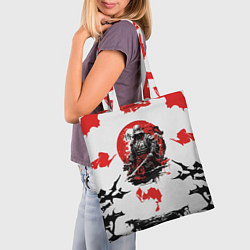 Сумка-шопер Кодекс самурая ниндзя, цвет: 3D-принт — фото 2