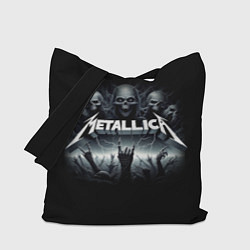 Сумка-шопер Metallica thrash metal - gesture, цвет: 3D-принт