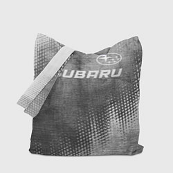 Сумка-шопер Subaru - grey gradient посередине, цвет: 3D-принт