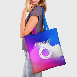 Сумка-шопер Portal закат, цвет: 3D-принт — фото 2