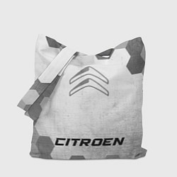 Сумка-шопер Citroen - white gradient по-центру, цвет: 3D-принт