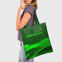 Сумка-шопер Tottenham - green gradient посередине, цвет: 3D-принт — фото 2