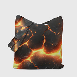 Сумка-шоппер Лава и разлом плит