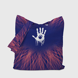 Сумка-шопер Death Stranding red energy, цвет: 3D-принт