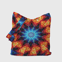 Сумка-шоппер Фрактальная узорная абстракция