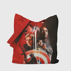 Сумка-шопер Капитан Америка Новый мир, цвет: 3D-принт