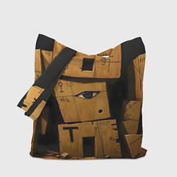 Сумка-шоппер Глаза в каменных домах