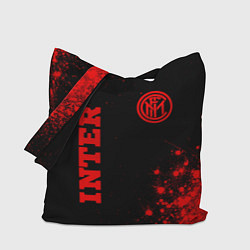Сумка-шопер Inter - red gradient вертикально, цвет: 3D-принт