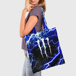 Сумка-шопер Monster storm energy, цвет: 3D-принт — фото 2