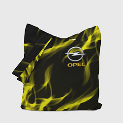 Сумка-шопер Opel огненный стиль, цвет: 3D-принт